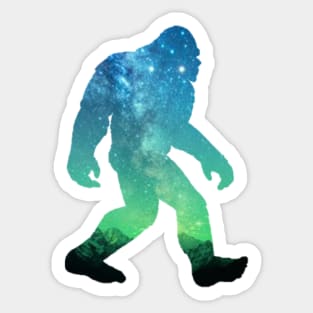 Bigfoot - Northern Lights Sticker